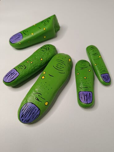 Şəkillər, tablolar: Роспись на натуральном камне, выполненная вручную акриловыми красками — 28