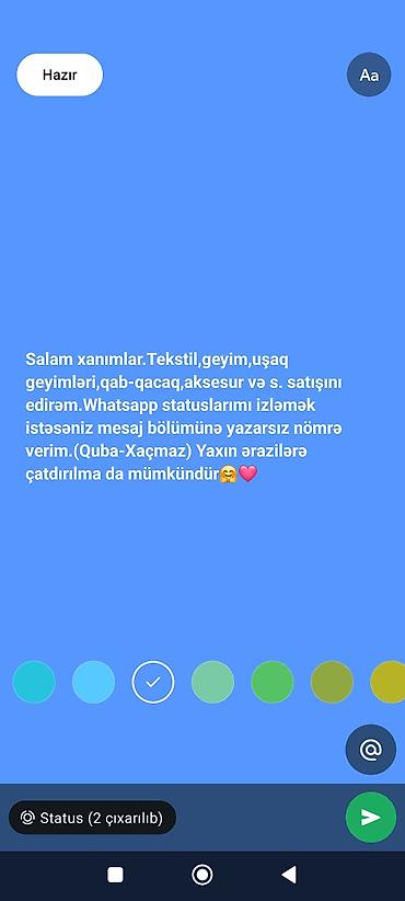 2ci el xalca: Tekstil, geyim və aksessuar satışı - Qadın geyimləri - Uşaq geyimləri — 1