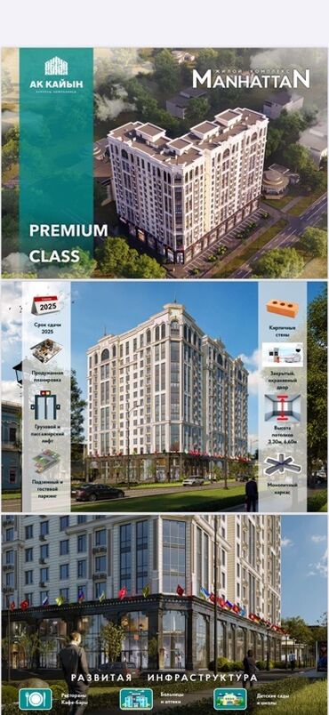 жилмассив умут бишкек: В проекте, 4 комнаты, 107 м²