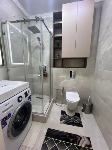 Посуточная аренда квартир: 2 комнаты, Душевая кабина, Постельное белье, Кондиционер — 12