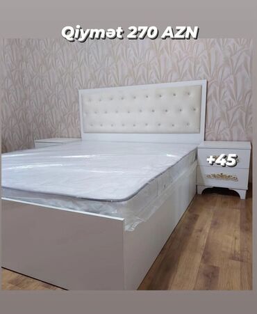 Çarpayılar: Yeni, İkinəfərlik çarpayı, Bazasız, Matras ilə, Siyirməsiz, Azərbaycan — 16