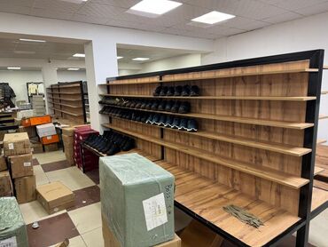 Стеллажи: Островные каркасы/чтилажи/столы для выкладки товара из хромированной — 12