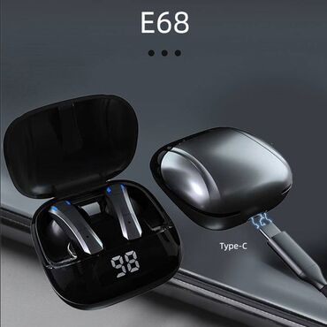 чехол для часов: E68 Беспроводной Bluetooth Наушники DRUBUDS TWS Stereo Sound Auto