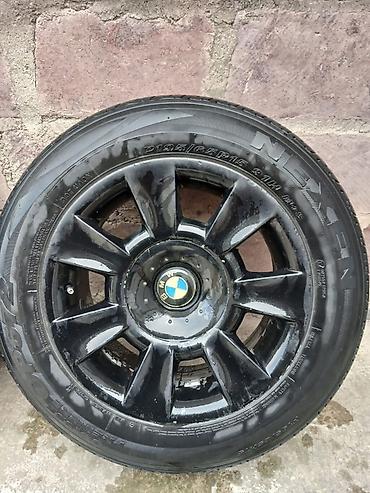 r15 şin: 4 ədəd komplekt təkər və disklər - Disklər: 15" BMW loqolu, çoxşüalı — 2