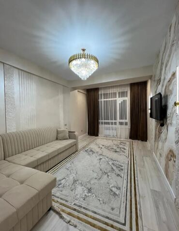 раздольный ак жол: 1 комната, 42 м², Элитка, 2 этаж, Евроремонт
