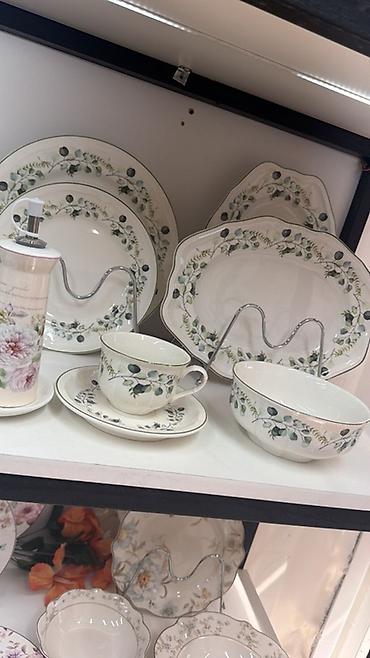 dish sets: Наборы столовой посуды с растительными и цветочными принтами - — 6