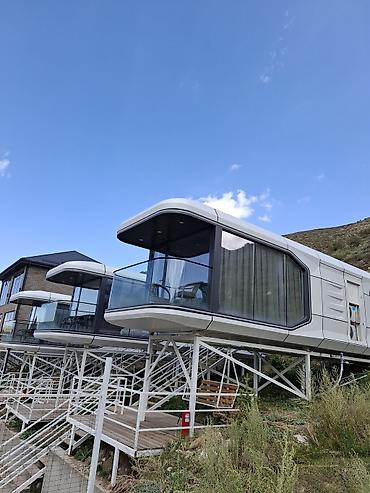 Продажа модульных домов: Модульные жилые капсулы - Планировка: просторная жилая зона со — 2
