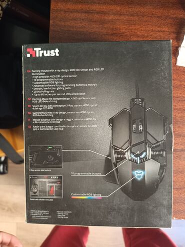 купить мышку для компьютера: Игровая мышь Trust GXT 588 X-RAY Illuminated - Оптический сенсор 4000