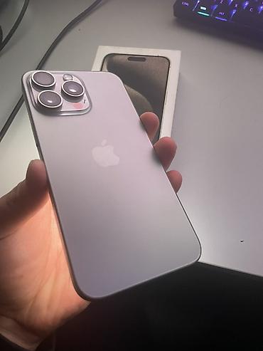 Apple iPhone: IPhone 15 Pro Max, 256 ГБ, Natural Titanium, Коробка, 86 % — 8