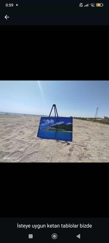 Şəkillər, tablolar: İstəyə uyğun kətan tablolar - Material: keyfiyyətli kətan (canvas) — 5