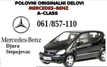 mercedes c 220 limuzina: Auto delovi Mercedes A klasa Kompletan auto u delovima Sve od