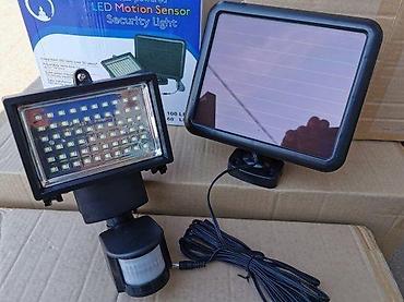 Baštenska rasveta: Solarni Reflektor sa senzor, daljinski wailers 100w 200w. Vodootporni — 4