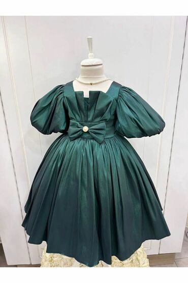 yasil don: Детское платье цвет - Зеленый