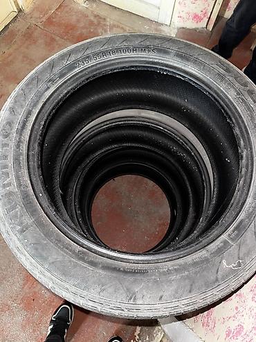 avto servis: 1 ededi 25 Azn 4 ədəd avtomobil şini - Ölçü: 235/55 R18 - Yük/sürət — 1