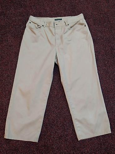 Pantalone: Ralph Lauren pamučne tri četvrt ženske pantalone Prelepe superiorne — 1