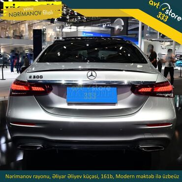 radiator barmaqliq: Mercedes benz w213 2020 il arxa spoiler . Hər cür maşın aksesuarının