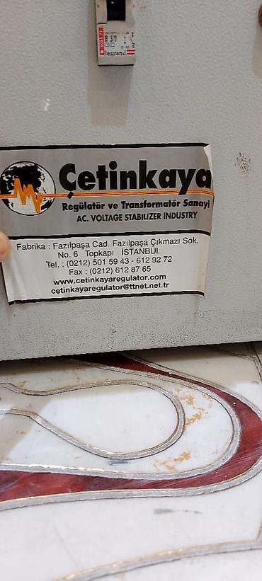 volt sunkası: Çetinkaya AC Gərginlik Stabilizatoru (Voltage Regulator) - — 3