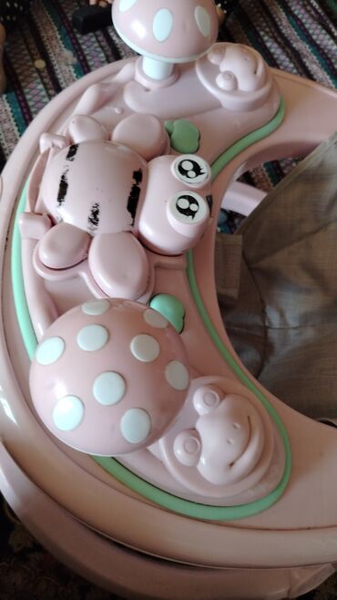 ортопедические босоножки детские: Детские ходунки Babywalker розового цвета. Особенности: - Круглая