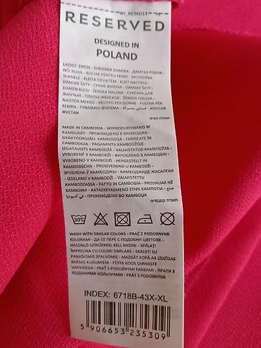 sat versace: Haljina RESERVED – ženska, veličina XL, odgovara veličini L. - Model — 5