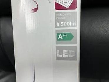 Rasveta: LED plafonjerka/trakasto svetlo sa 4 kružna reflektora (model — 19