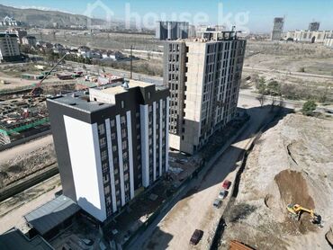 квартира с панорамными окнами: 2 комнаты, 53 м², Элитка, 9 этаж, ПСО (под самоотделку)