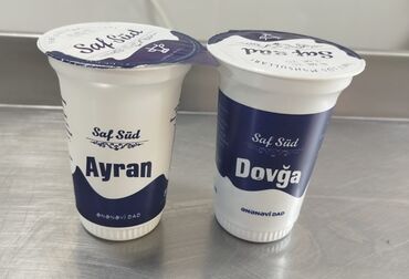 mayali yumurtalar: Saf Süd brendindən "Ağartı Məhsulu" kateqoriyasına aid ayran və dovğa