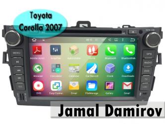 Avtoelektronika: Toyota Corolla 2007 üçün DVD-monitor, DVD-монитор для Toyota Corolla — 1
