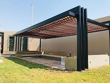 naves modelleri: Metal-karkaslı loft perqola və terrasa üst örtüyü – layihələndirmə və — 2