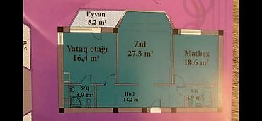 Mənzillər: 8-ci mikrorayon, 2 otaqlı, Yeni tikili, m. Azadlıq Prospekti, 90 kv. m — 7