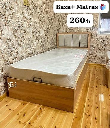 Çarpayılar: Yeni, İkinəfərlik çarpayı, Bazasız, Matras ilə, Siyirməsiz, Azərbaycan — 4