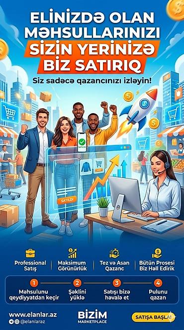 televizor ekranlarinin satışı: Xidmət: Bizim Marketplace – Məhsullarınızı sizin yerinizə satırıq — 1