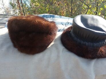 Шапки: Продам в Токмаке норка и кожа at lalafo.kg — 3 Шапки: Продам в Токмаке норка и кожа — 3