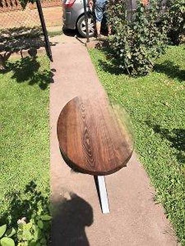 staklene vitrine forma ideale: ELIPSA KLUB STO PUNO DRVO | Izrada nameštaja po meri Drvo& metal — 2