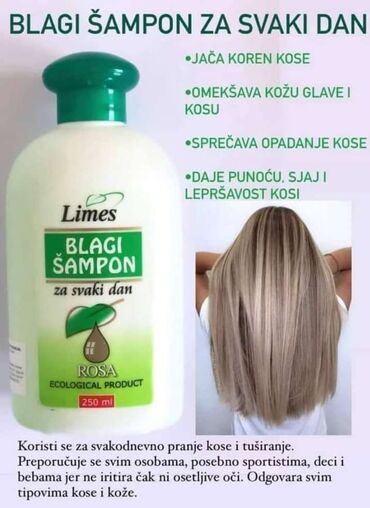 350 oglasa | lalafo.rs: Blagi šampon protiv opadanja kose