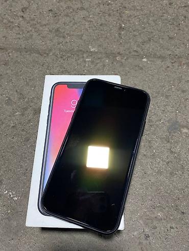 Apple iPhone: IPhone X, Б/у, 64 ГБ, Jet Black, Зарядное устройство, Защитное стекло, Чехол, 86 % — 3
