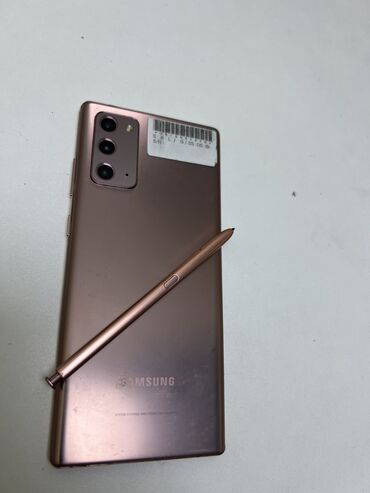нерабочий телефон: Samsung Galaxy Note 20, Колдонулган, 256 ГБ, түсү - Күрөң, 1 SIM, eSIM