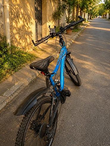 velosiped dağ: Mustang dağ velosipedi – mavi rəng Texniki xüsusiyyətlər və təchizat — 2