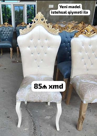 klassik divan modelleri: Klassik dizaynlı dekorativ yemək otağı stulu - Model: “Yeni model” — 2