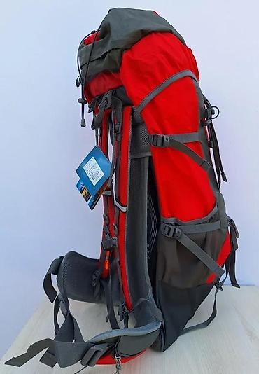 Sportske torbe i rančevi: Planinarski ranac Sandaran Elevation 70L – crveno/sivi - Zapremina — 5