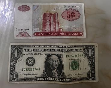 Kohne 1 dolllar 1995-ci ildir E seriyası -20 manat Kohne 100 manat-5 lalafo.az -da Kohne 1 dolllar 1995-ci ildir E seriyası -20 manat Kohne 100 manat-5