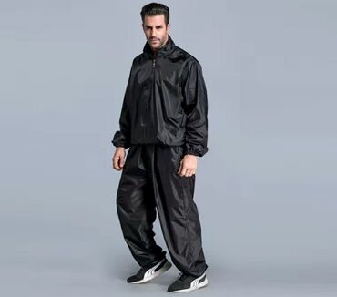 спартивный костюм мужской: Спортивный костюм 2XL (EU 44), цвет - Черный