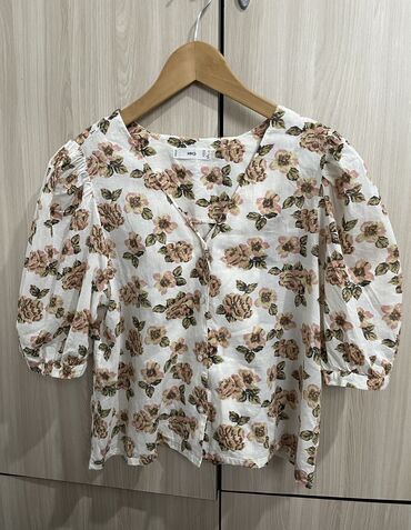блузка размер 50: Блузка, В цветочек