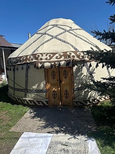 Аренда юрт: Аренда юрты, Каркас Деревянный, 75 баш, Посуда, Самовар, С полом — 6