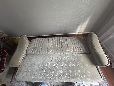 sofa: Прямой диван, Б/у — 4