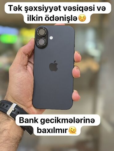 telafon: IPhone 16, Черный, Рассрочка