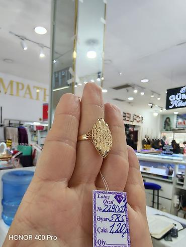 zergerlik: Toy, Üzük, Sarı qızıl, 585 Əyar, Qaşsız — 2