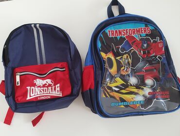 garderoba za decu: Ranci za decu - transformers i lonsdale, super ocuvani. imam puno