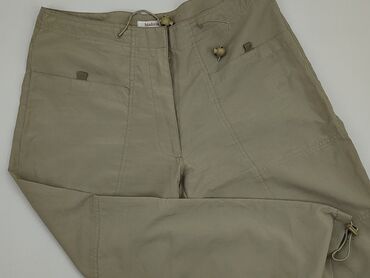 spodnie materiałowe po angieslku: Material trousers, L (EU 40), condition - Good