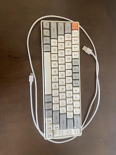 notebook: Клавиатура, Механическая, Bluetooth, Проводное подключение, Размер: 65% — 2