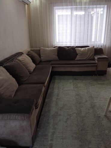 прием бу мебели бишкек: Угловой диван, цвет - Коричневый, Б/у